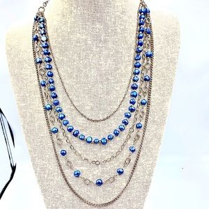 Natural Freshwater Pearls multi strand Necklace